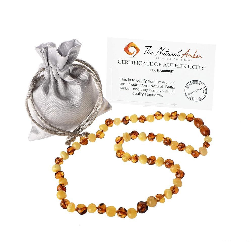 アンバー 多角形ビーズネックレス 約50cm Amazon | TheNaturalAmber Amber ネックレス – バルト海の琥珀